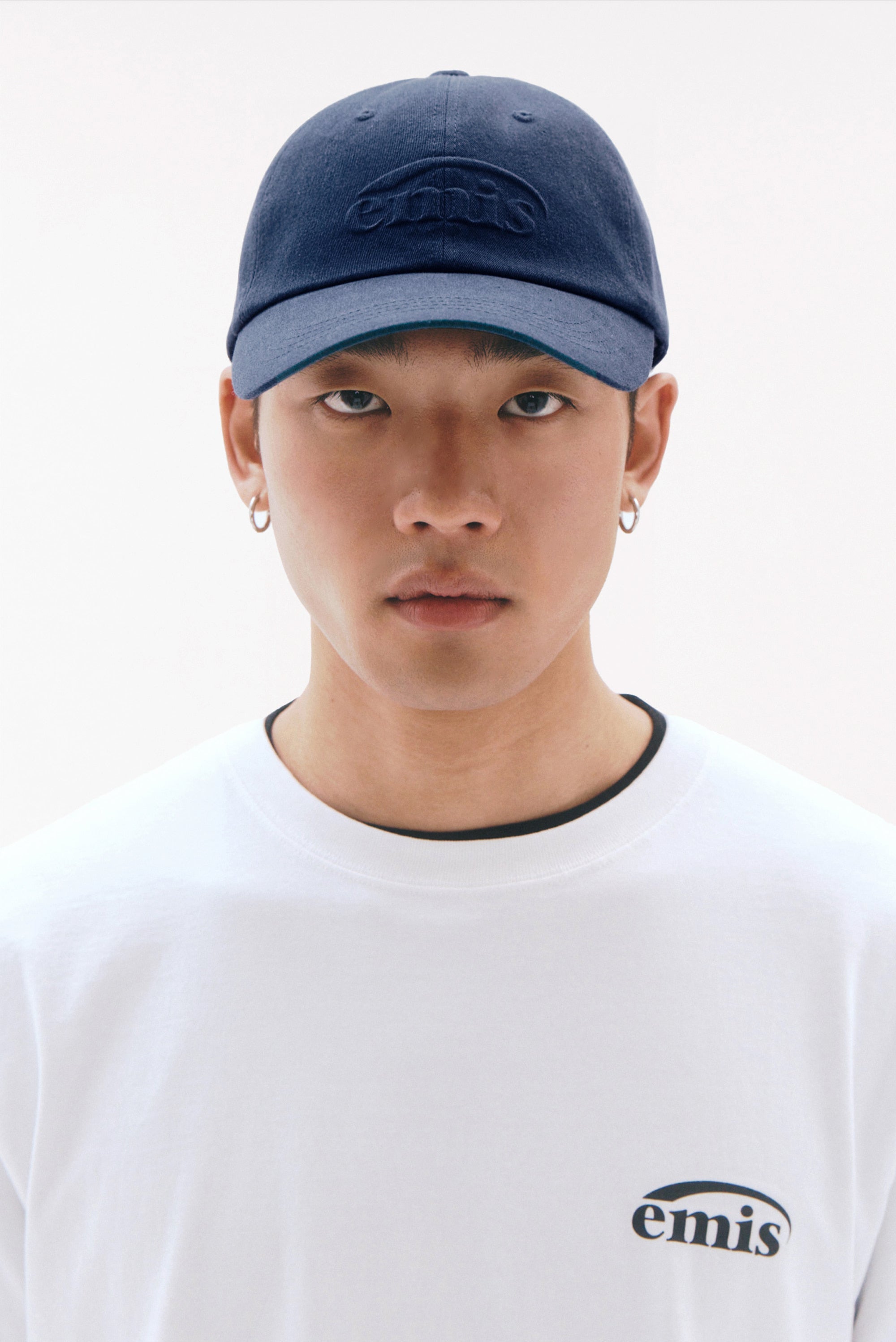 【emis】25SS★(男女共用) EMBOSSING LOGO BALL CAP Emis Embossing Logo Ball Cap – Lumière Studio